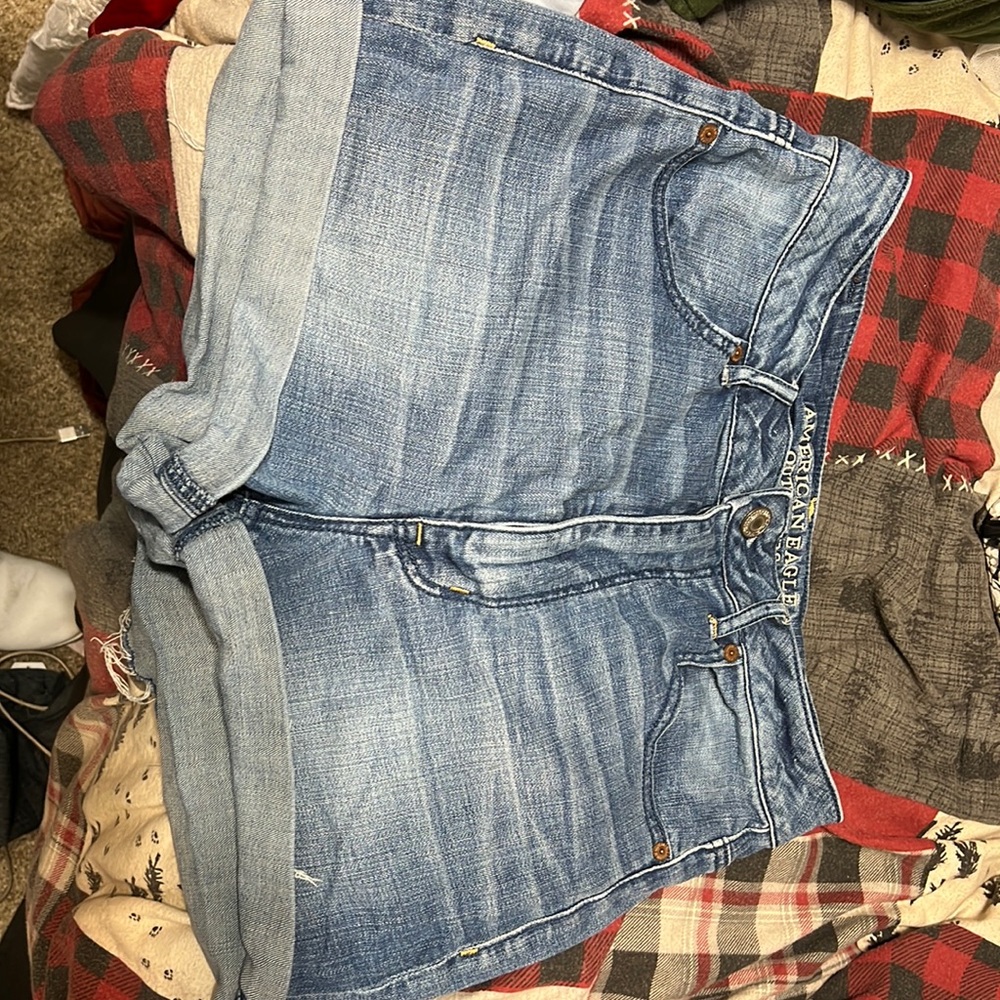 American eagle size 12 high rise shorts